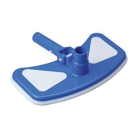 Spazzola  aspirante  rettangolare  piscina  domus - Attacco  mm  28  tubo  mm  32/38  cm  29x13