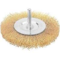 Spazzola acciaio circolare + gambo 771002 wokin - Mm 50 f.mm 0,3