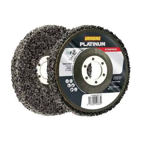 Disco  pulitura  stripper  platinum  grinding - Mm  115x22,2