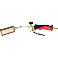 Cannello a gas + rubinetto e leva - Bruciatore mm 45 l.cm 41