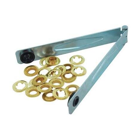 Pinza  occhiellatrice  a  battuta  hand - Occhielli  f.mm  11  pz  10