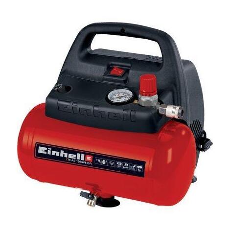 Compressore  ac  coassiale  th-ac  190/6  of  einhell - Secco  lt    6  hp  1,5