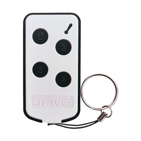 Radiocomando apricancello passepartout bravo - Mhz 433/868 banchi 4  + cr2032