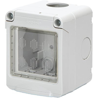 Involucro a parete + portella ip55 - Posti 2 mm 67x83 h.mm 65 x abm