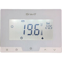 Cronotermostato glam bravo - 5/35°c lcd 3,8
