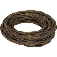 Cavo elettrico multipolare country fme - Rame/pvc/seta marrone nâ°xmmq 3x0,75 cf=mt 10