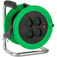 Avvolgicavo zeus fme - 2p+t 16a bipasso schuko x4 nâ°xmmq 3x1,0 mt 15