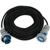 Prolunga industriale blu electraline - 2p+t 16a ip67 n°xmmq 3x2,5 mt 20