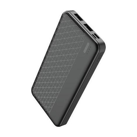Power bank mah 10000 + led  lostech - Nero presa type c-micro usb uscita usb