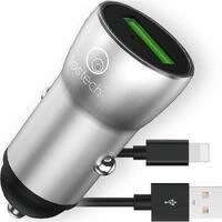 Caricabatteria smartphone auto + cavo lostech - Lightning corpo metallo volt 12 a 2,0