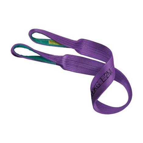 Cinghia  sollevamento  robur - Asole  rinforzate  kg.1000  l.mt  2  viola
