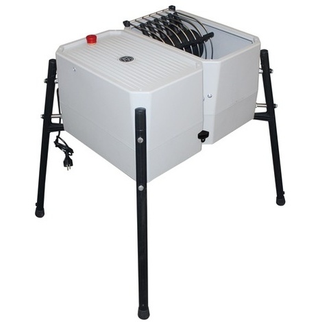 Spiumatrice polli abs 24 dita spennapolli piume penne gallinacei novital