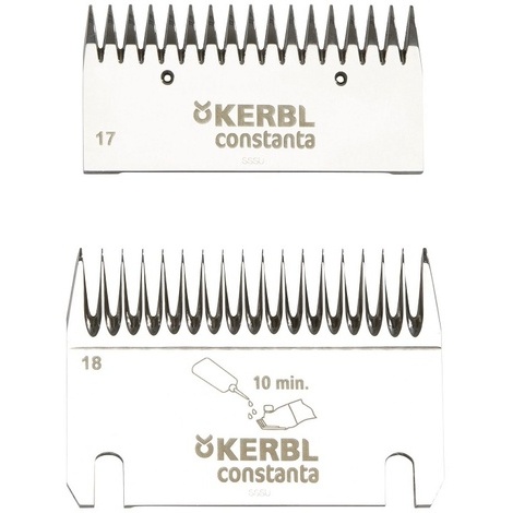 Set lame constanta 3+4 18/17 bovini da carne 18/17 denti