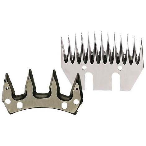 13/4 denti - set lame ricambio per tosatrice elettrica pecore farmclipper kerbl