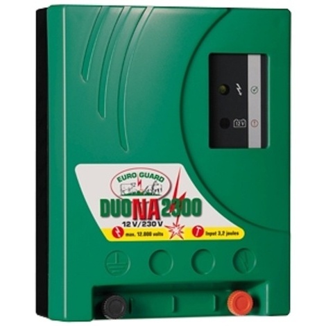 Duo na 2300 elettrificatore recinto doppia alimentazione batteria 12 v e 230 v