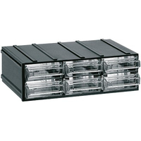 Cassettiera portaminuteria variobox - Cassetti 6 mm 192x148 h.mm 63