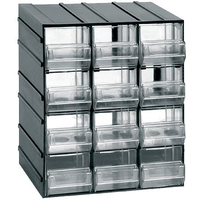 Cassettiera portaminuteria variobox - Cassetti 12 mm 192x148 h.mm 230