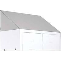 Tetto x armadio sporco pulito inclinato prometal - Vern grigio posti 1 mm 360x350