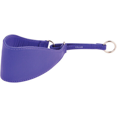 Collare levriero 55mm 26-36cm viola strozzo in pelle