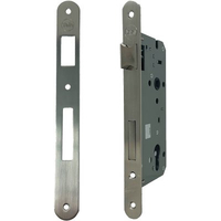 Serratura legno infilare 52x yale - B.t nichelato f.mm 22 f.sagom m2+scr+q8 e.mm 45