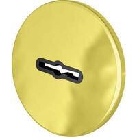 Mostrina tonda doppia mappa 30 cr - Ottone mm 60