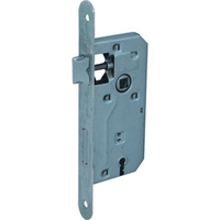 Serratura patent b.tondo nichelato 042t bonaiti - I.mm 70 f.mm 22 e.mm 45