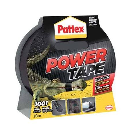 Nastro  alta  resistenza  power  tape  pattex - Nero  mm  50  ml  10