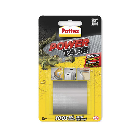 Nastro  alta  resistenza  power  tape  pattex - Grigio  mm  50  ml    5