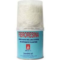 Fibroresina in mini kit - Lana vetro e bicchierino ml 200