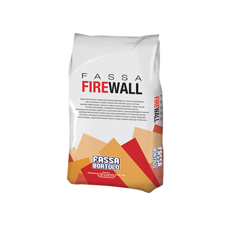 Malta  refrattaria  firewall  fassa  bortolo - Grigia  kg  5