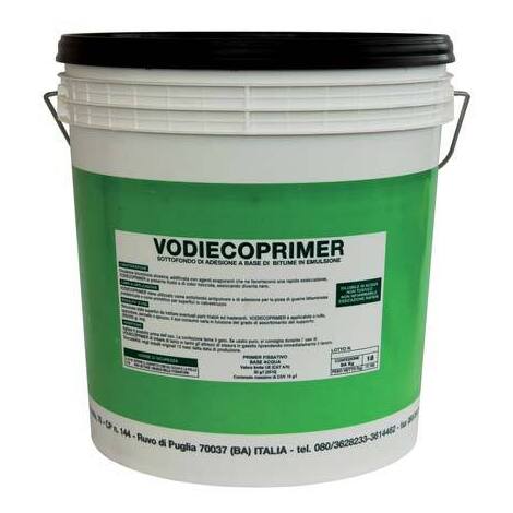 Primer  bituminoso  vodiecoprimer  vodichem - Base  acqua  nero  lt  18