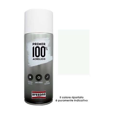 Fondo  spray  acril  color  aggrappante  arexons - X  plastica  ml  400