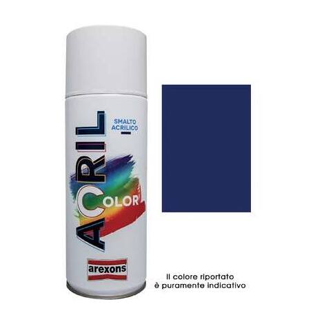Smalto  spray  acril  color  arexons - Blu  cobalto  ral  5013  ml  400