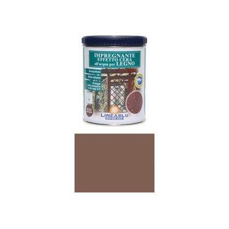 Impregnante  ceroso  acqua  lineablu  sayerlack - Hi2213  noce  scuro  ml  750