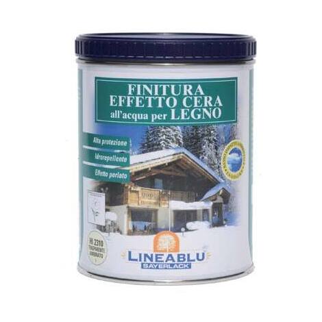 Finitura  cerosa  acqua  lineablu  sayerlack - Hi2311  trasparente  lucido  ml  750