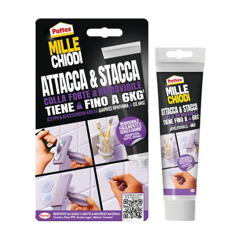 Pattex millechiodi attacca e stacca - Gr 44