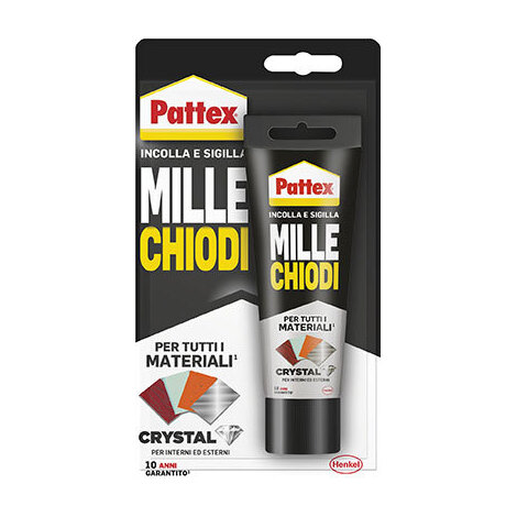 Pattex  millechiodi  crystal - Gr  90