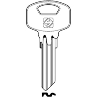 Chiave piatta yale ya89sm silca - Acciaio nichelato