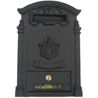 Cassetta per lettera 27x40 - 12 kg. in ghisa, ad incasso e parete