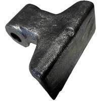 Mazza stampata L=137mm, S=52mm, H=95mm, Ø fori 19,5mm. Adattabile a Berti.