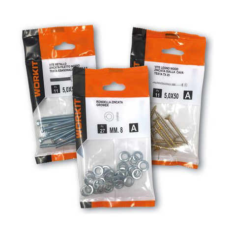 Workit kit vite metallo te - Inox kt=cf 230