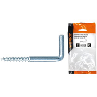 Rampino a vite zincato self workit - Mod 20x60 mm 45x19x4,0 cf=pz 6