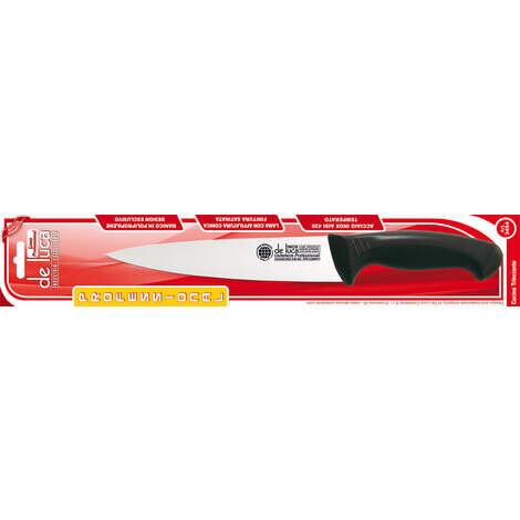 Coltello cucina lama inox 20 cm manico in plastica