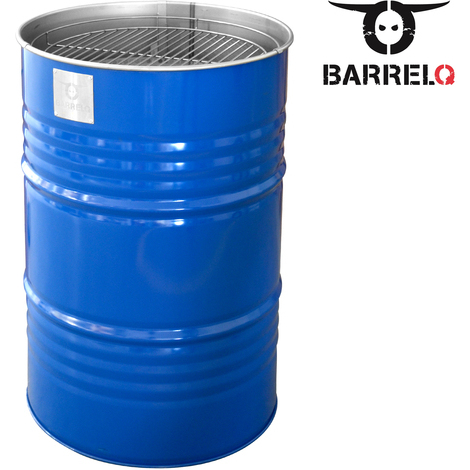 Barbecue barrelq big blue