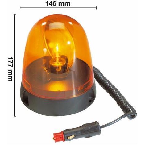 Girofaro magnetico 12/24 volt senza lampada