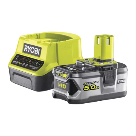 Kit batteria e caricabatteria 18v 1 x 5.0 ah ryobi