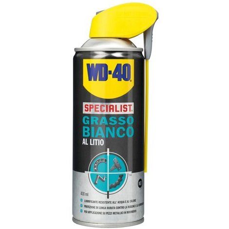 Grasso bianco litio wd-40 400mlx12