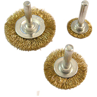 Serie 3 spazzole attacco trapano