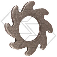 Rosetta in lamiera stampata Diametro 48 mm
