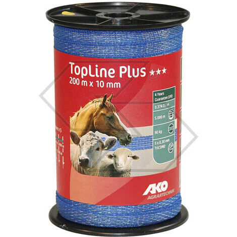 Nastro per recinzioni Topline Plus - 200 m - 10 mm